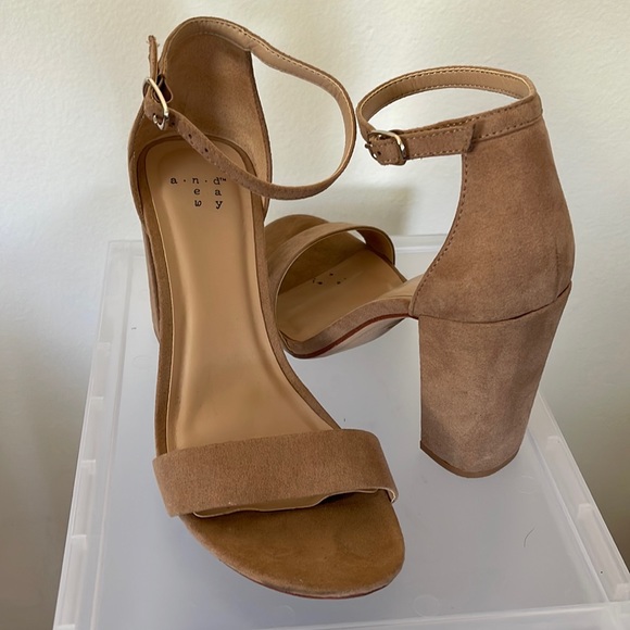 a new day Shoes - A New Day Block Open Toe Heel